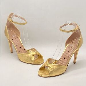 Red Valentino Leather Stilleto Sandals size 36.5
